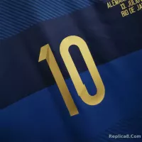 2014 Argentina World Cup Soccer Away Retro Jersey - view 5