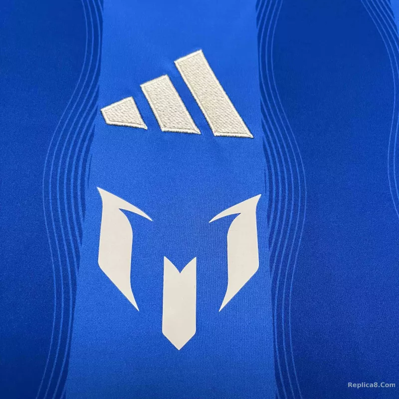 2024 Argentina Messi Pitch 2 Street Training Blue Kit Jersey - detail