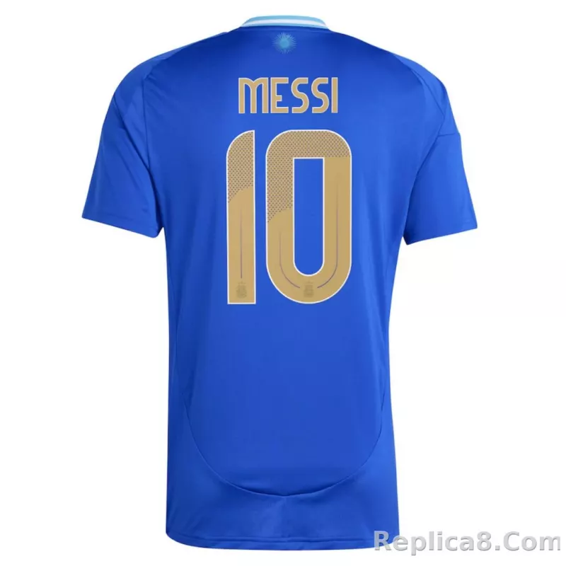 2024 Argentina Messi#10 Copa America Away Soccer Jersey - detail
