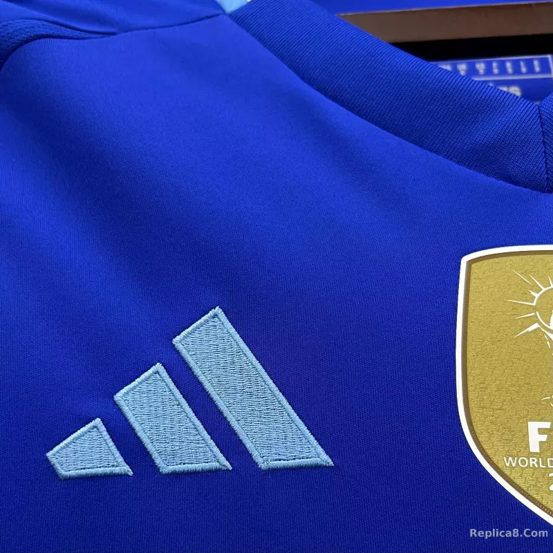 2024 Argentina Messi#10 Copa America Away Soccer Jersey - detail