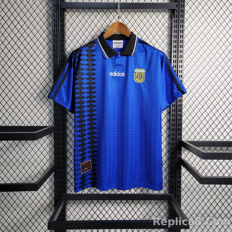 1994 Argentina World Cup Soccer Away Retro Jersey