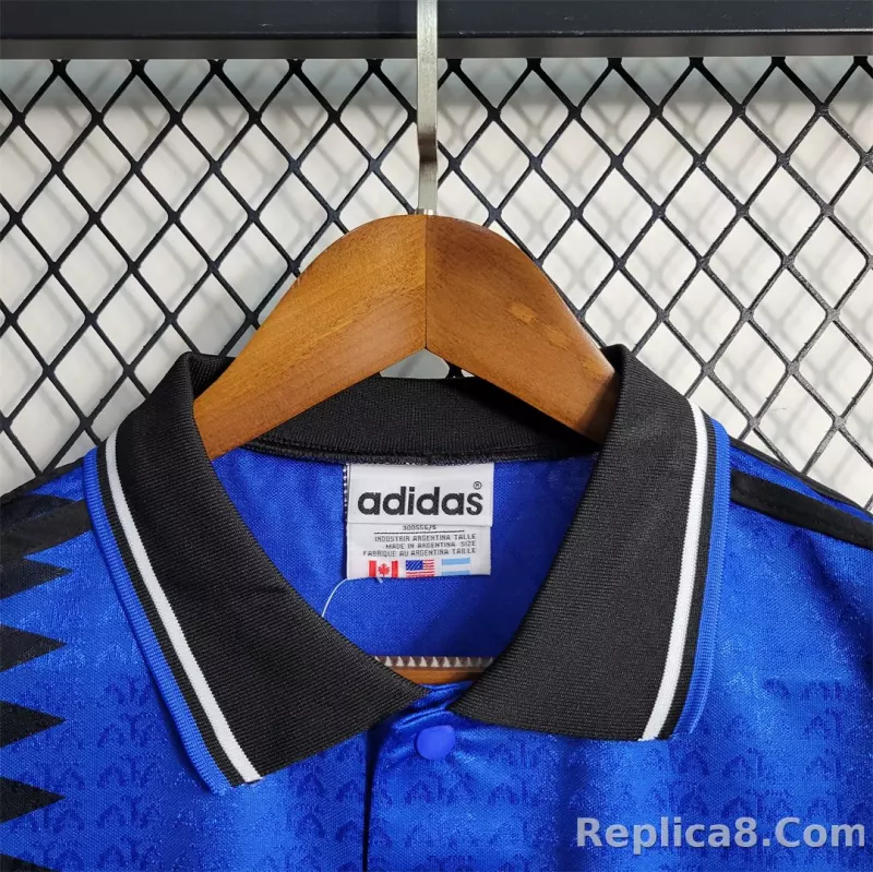 1994 Argentina World Cup Soccer Away Retro Jersey - detail