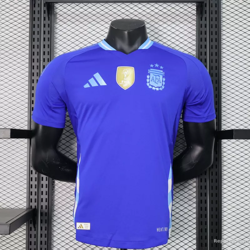 2023/24 Argentina Copa America Away Soccer Jersey Player Version