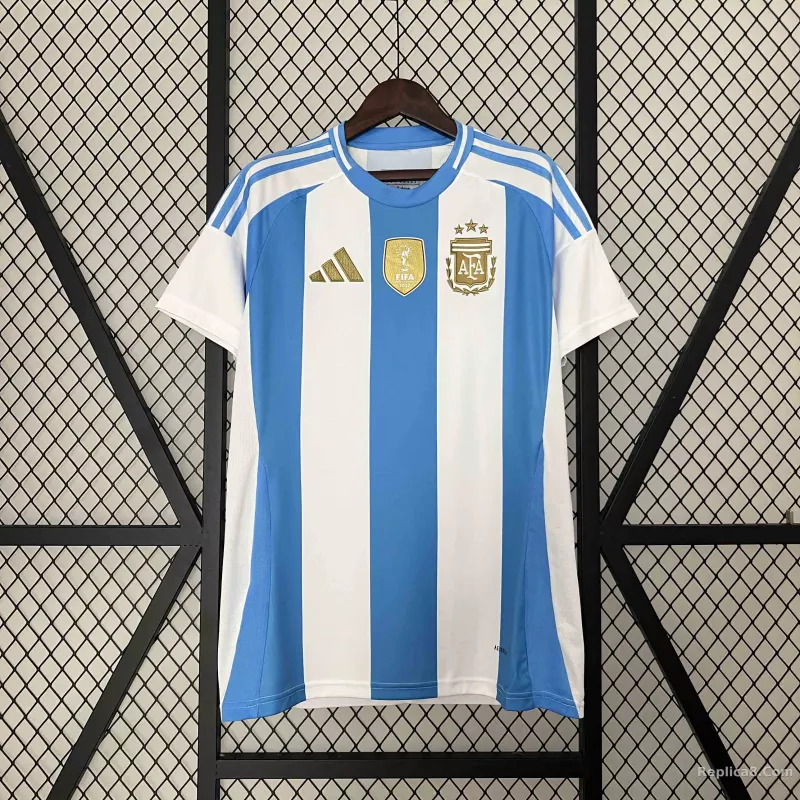 2023/24 Argentina Messi#10 Copa America Home Soccer Jersey - detail