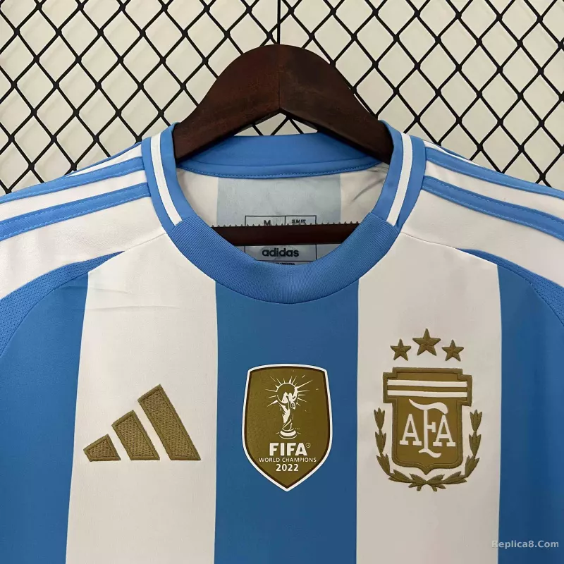 2023/24 Argentina Messi#10 Copa America Home Soccer Jersey - detail