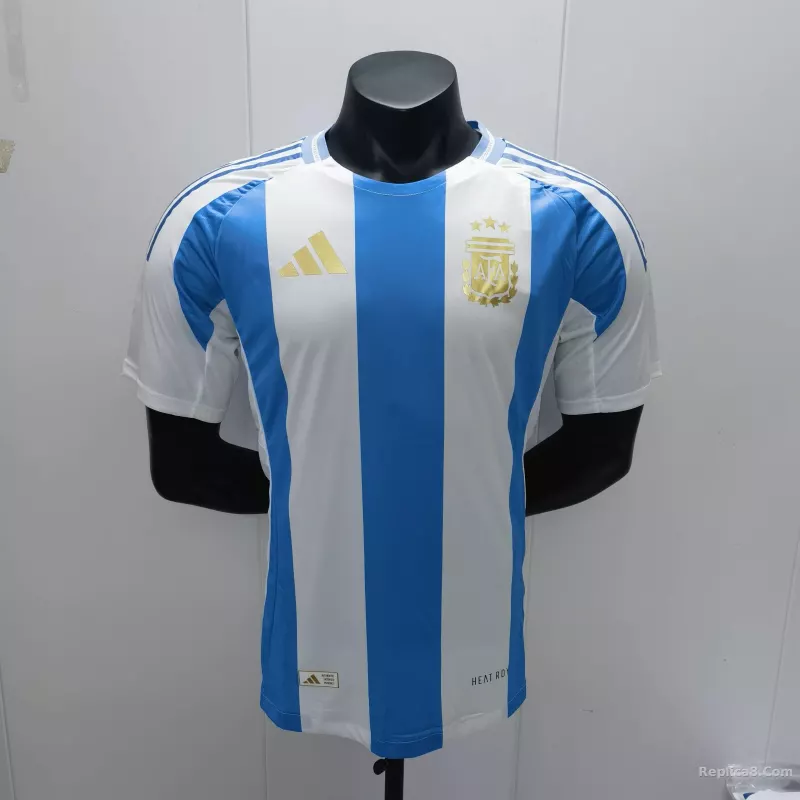 2024 Argentina Home Copa America Jersey Player Version