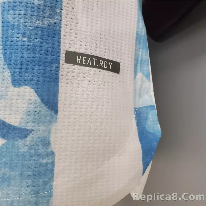 2020 Argentina Home Soccer Jersey Messi#10 With the Patches Player Version - detail
