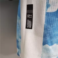 2020 Argentina Home Soccer Jersey Messi#10 With the Patches Player Version - view 9