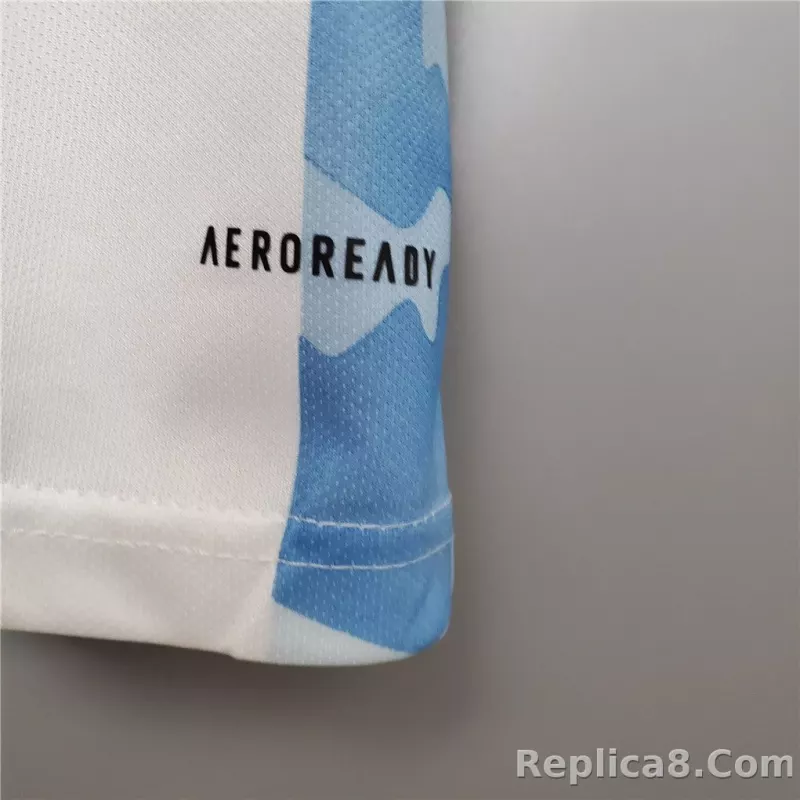 2020 Argentina Home Soccer Jersey Messi#10 With the Patches Fan Version - detail
