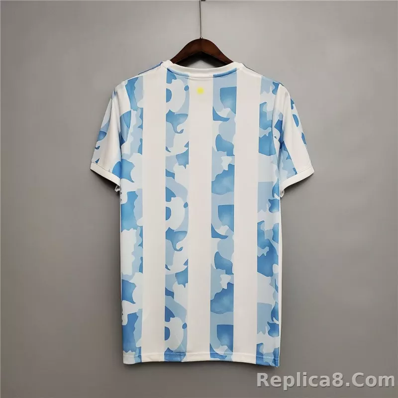 2020 Argentina Home Soccer Jersey Messi#10 With the Patches Fan Version - detail