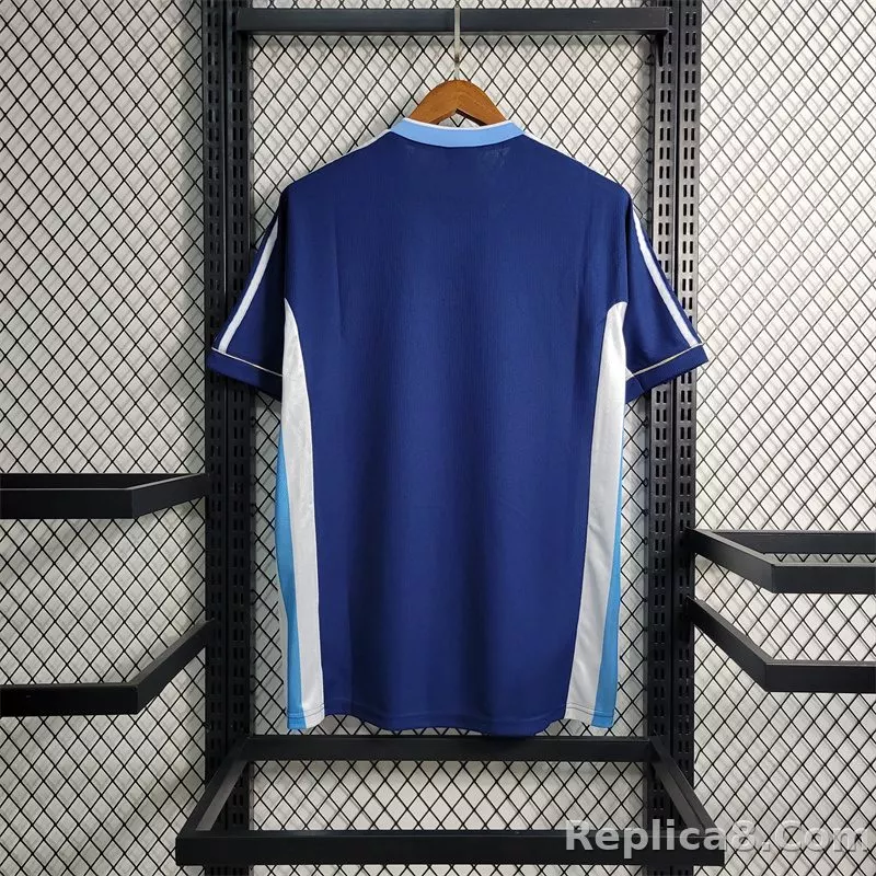 1998 Argentina World Cup Soccer Away Retro Jersey - detail