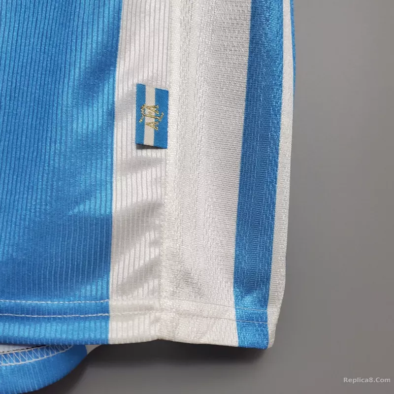 1998 Argentina World Cup Soccer Home Retro Jersey - detail