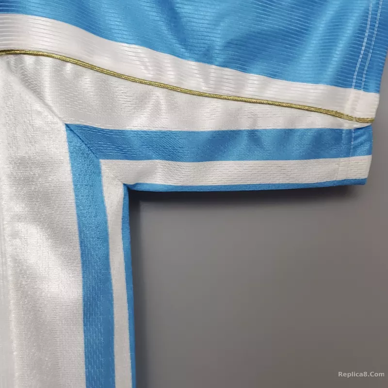 1998 Argentina World Cup Soccer Home Retro Jersey - detail