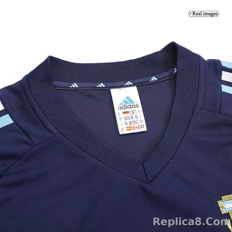2002 Argentina World Cup Soccer Away Retro Jersey - detail