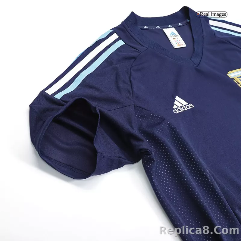 2002 Argentina World Cup Soccer Away Retro Jersey - detail