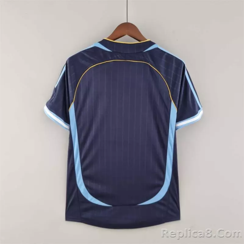 2006 Argentina World Cup Soccer Away Retro Jersey - detail