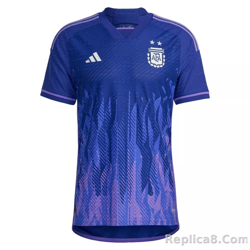 2022 Argentina World Cup Soccer Away Jersey Player Version