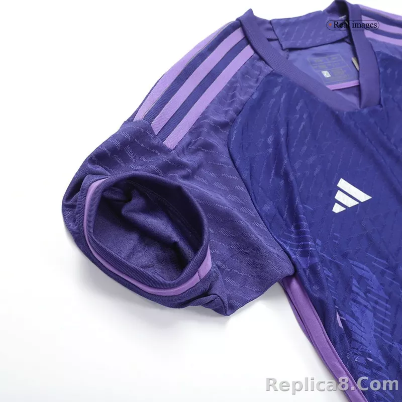 2022 Argentina World Cup Soccer Away Jersey Player Version - detail