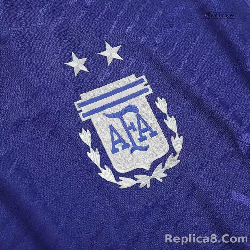 2022 Argentina World Cup Soccer Away Jersey Player Version - detail