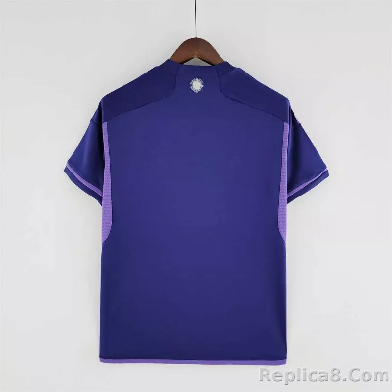 2022 Argentina World Cup Soccer Away Jersey Fan Version - detail