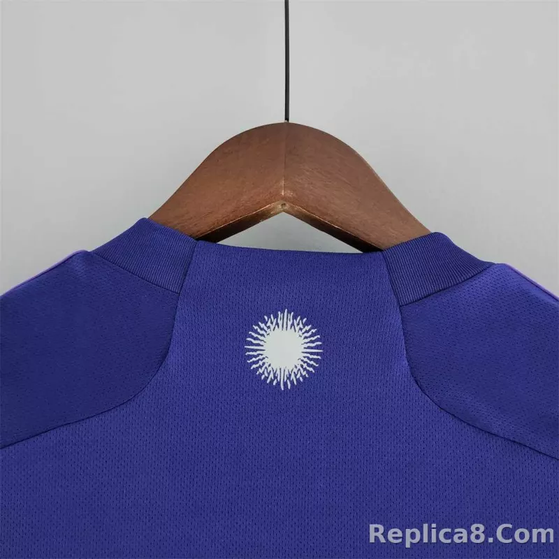 2022 Argentina World Cup Soccer Away Jersey Fan Version - detail