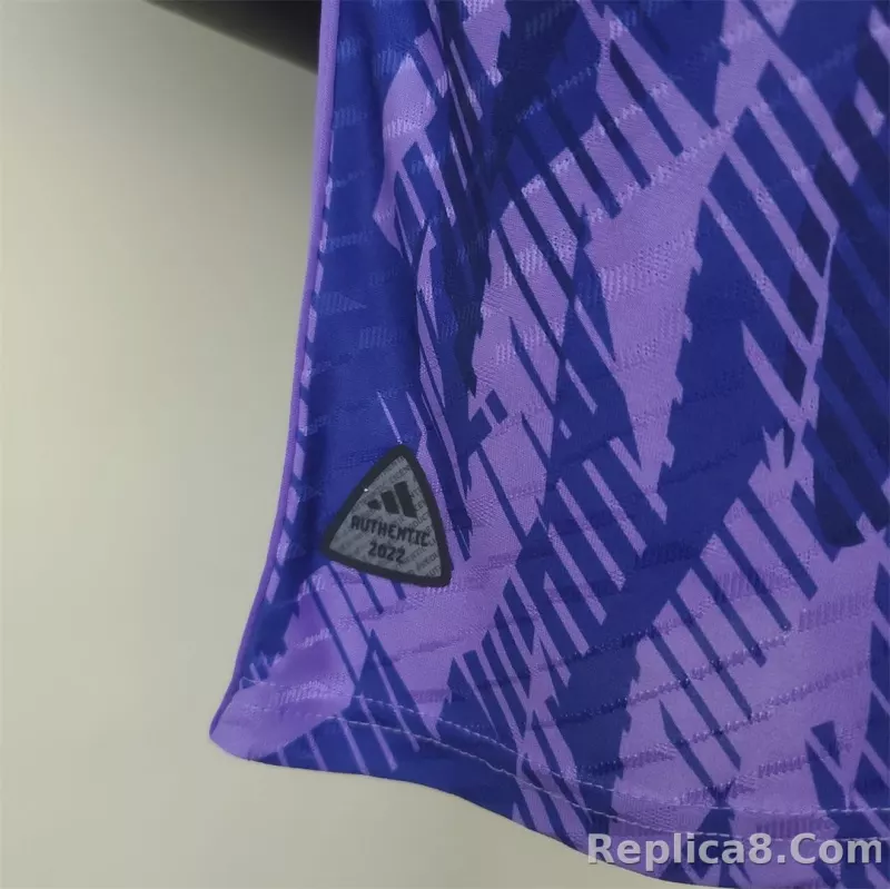 2022 Argentina World Cup Champion Edition 3 stars Away Jersey Player Version - detail