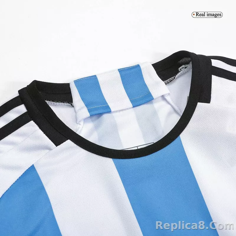 2022 Argentina World Cup Champion Edition 3 stars Home Jersey - detail