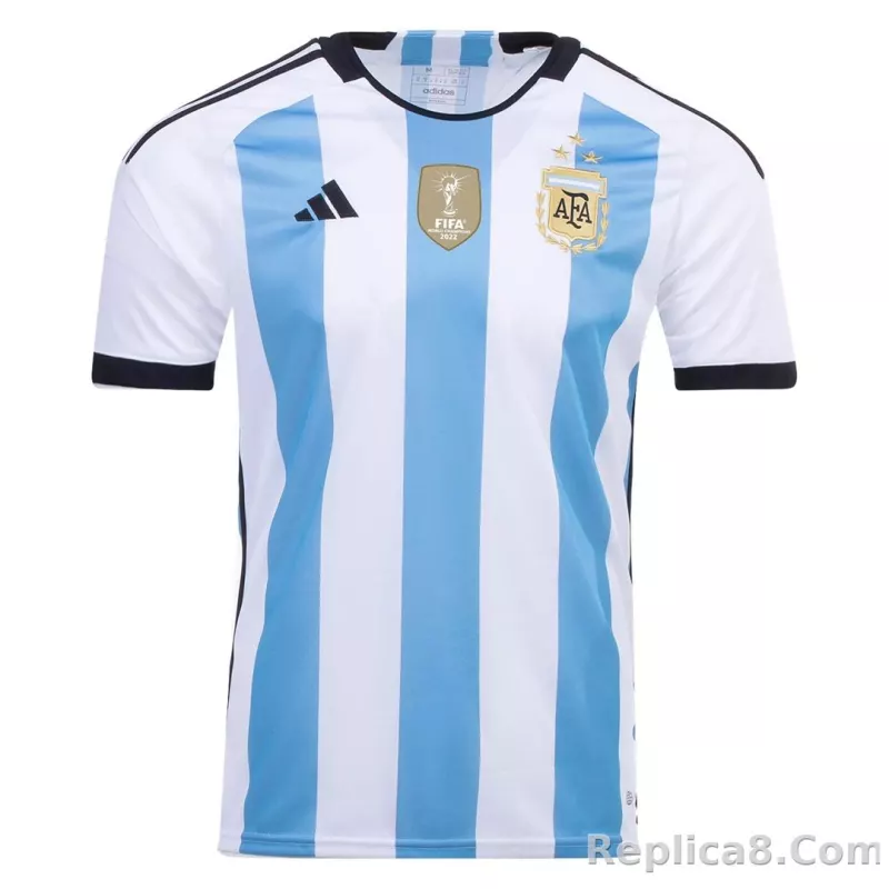 2022 Argentina World Cup Champion Edition 3 stars Home Jersey - detail