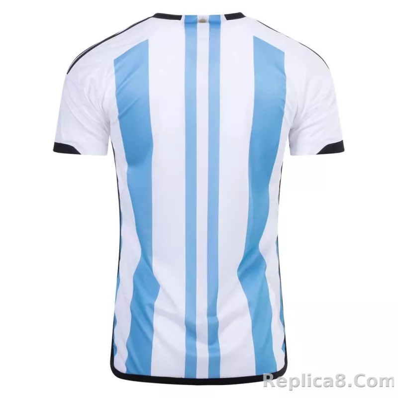 2022 Argentina World Cup Champion Edition 3 stars Home Jersey - detail