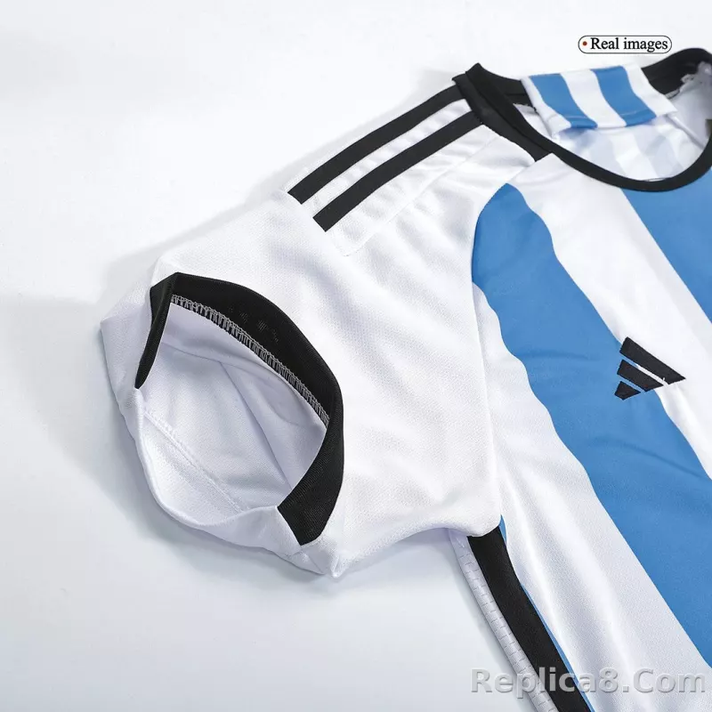 2022 Argentina World Cup Champion Edition 3 stars Home Jersey - detail
