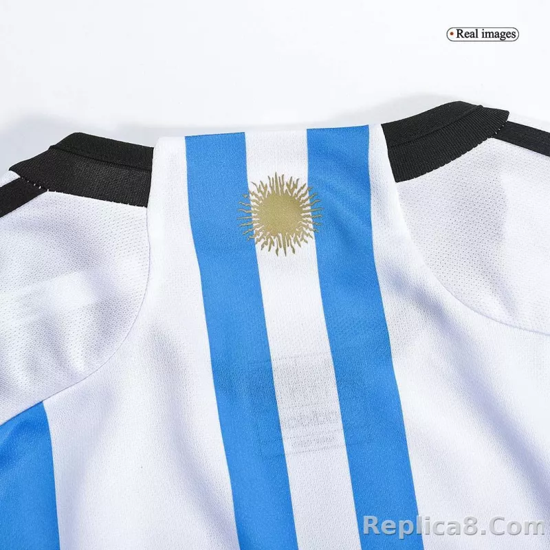 2022 Argentina World Cup Champion Edition 3 stars Home Jersey - detail