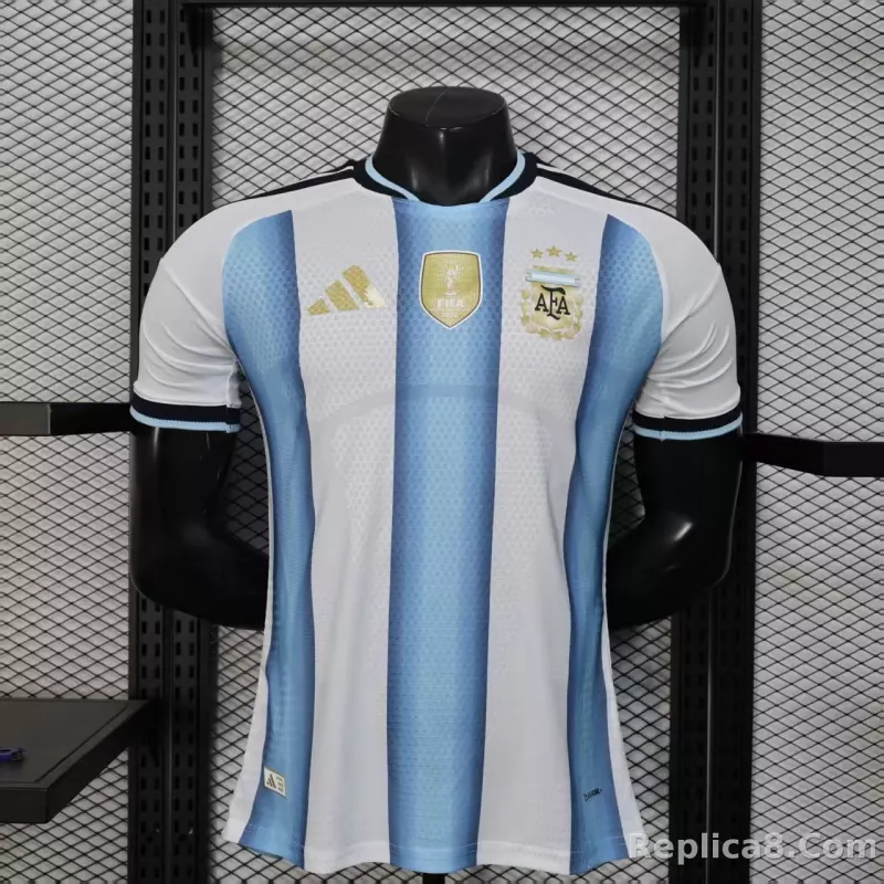 2026 Argentina Home World Cup Player Version Soccer Jersey