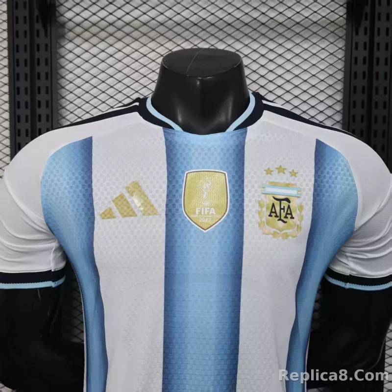 2026 Argentina Home World Cup Player Version Soccer Jersey - detail