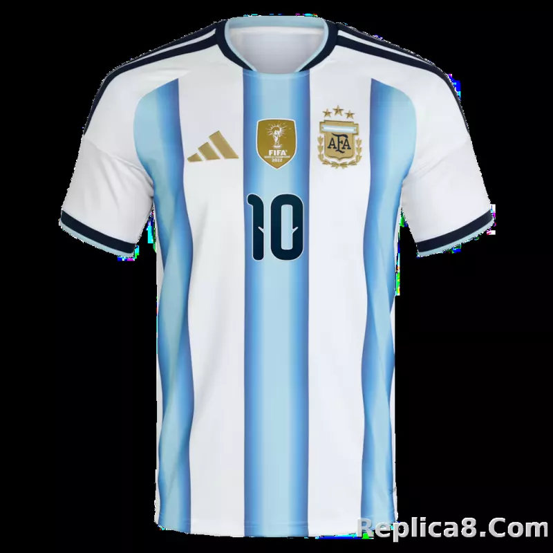 Argentina adidas Home Shirt 2026 with Messi 10 printing - detail
