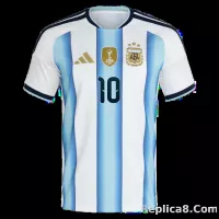 Argentina adidas Home Shirt 2026 with Messi 10 printing - view 3