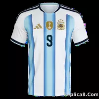 Argentina adidas Home Shirt 2026 with J. Alvarez  9 printing - view 3