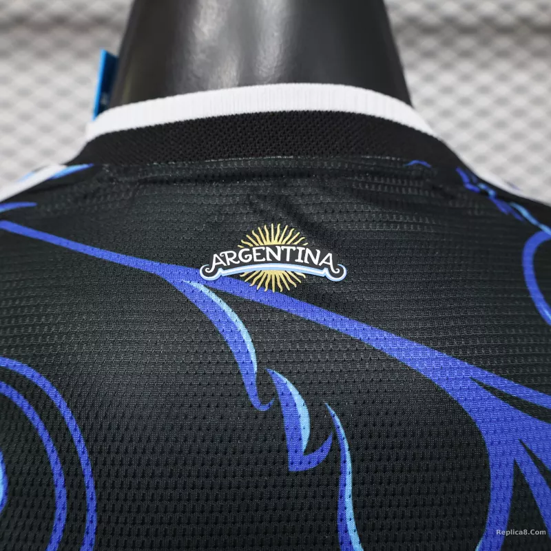 2026 Argentina Away World Cup Player Version Soccer Jersey Long Sleeve - detail