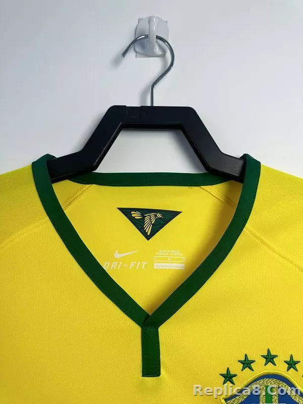 2014 Brazil World Cup Home Retro Soccer Jersey - detail
