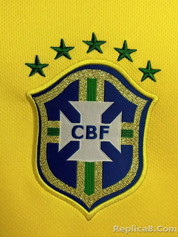 2014 Brazil World Cup Home Retro Soccer Jersey - detail