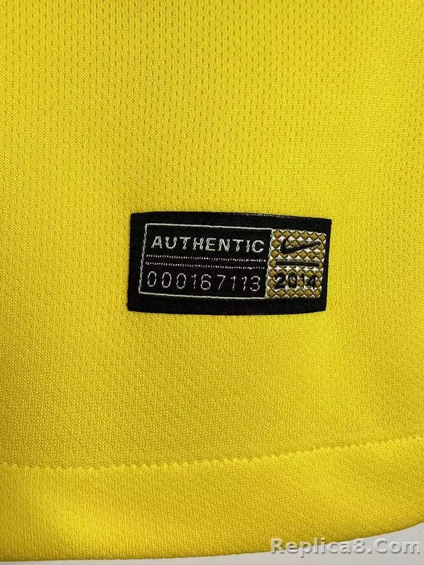 2014 Brazil World Cup Home Retro Soccer Jersey - detail