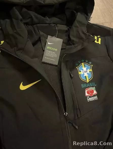 2026 Brazil Windproof Jacket - Black - detail