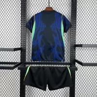2026 Brazil Away World Cup Football Kids Kit Jersey+Shorts - view 4