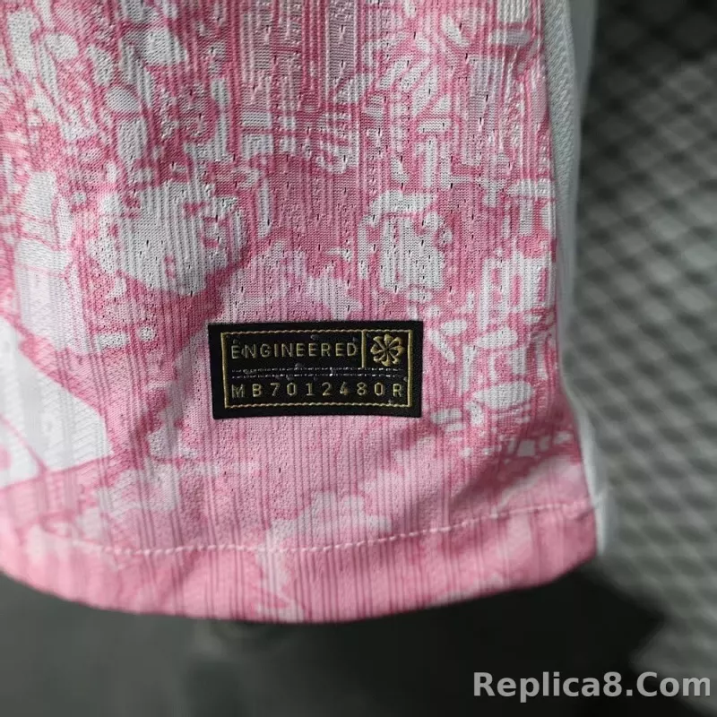 2025 Brazil Pink Special Edition Kit Player Version Soccer Jersey - detail