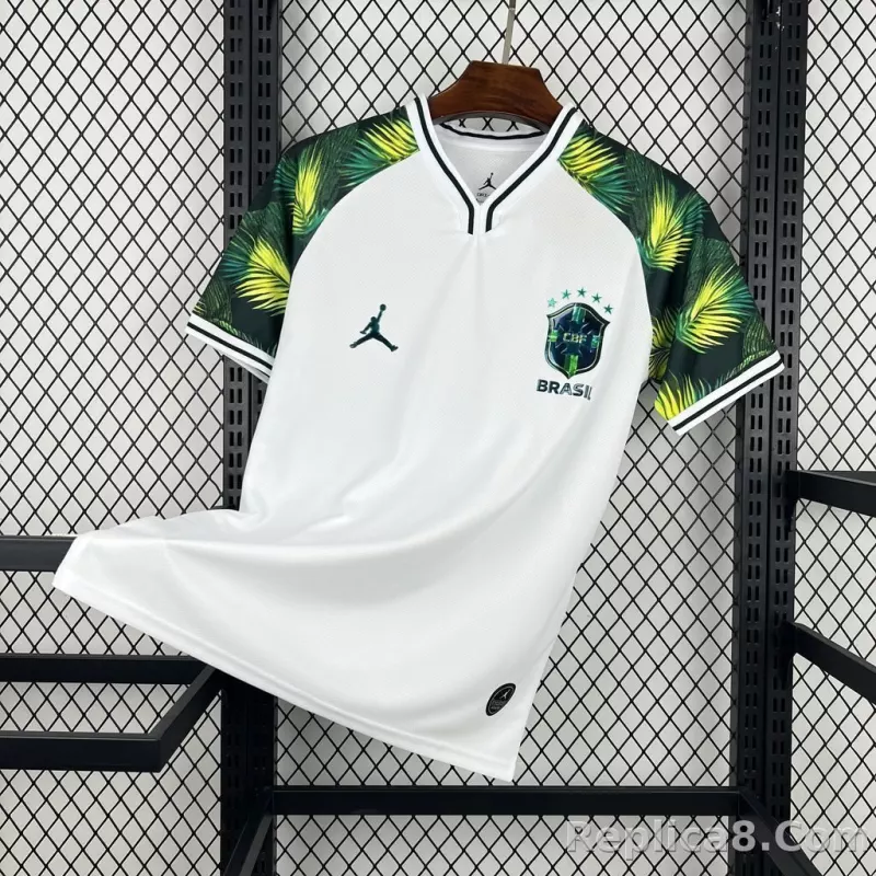 26-27 Brazil Special Edtion Football Jersey White