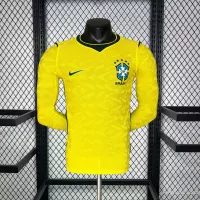 2026 Brazil Home World Cup Jersey Player Version Long Sleeve - view 1