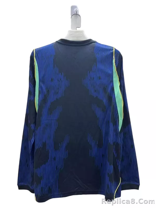 2026 Brazil Away World Cup Football Jersey Long Sleeve - detail