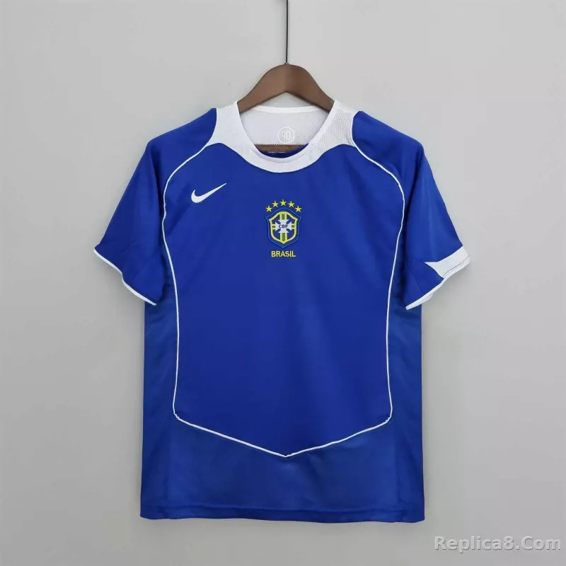 2004 Brazil World Cup Away Retro Soccer Jersey