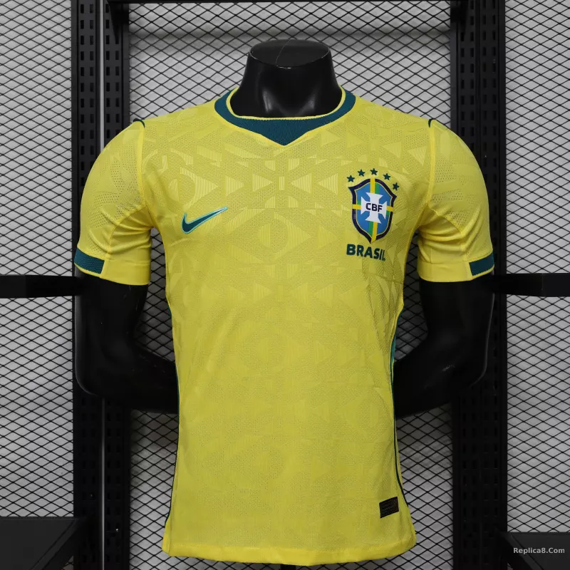 2026 Brazil Home World Cup Jersey Player Version