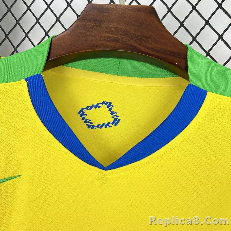 25-26 Brazil Home Football Jersey - detail