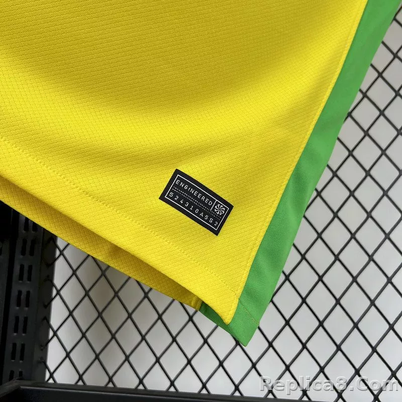 25-26 Brazil Home Football Jersey - detail